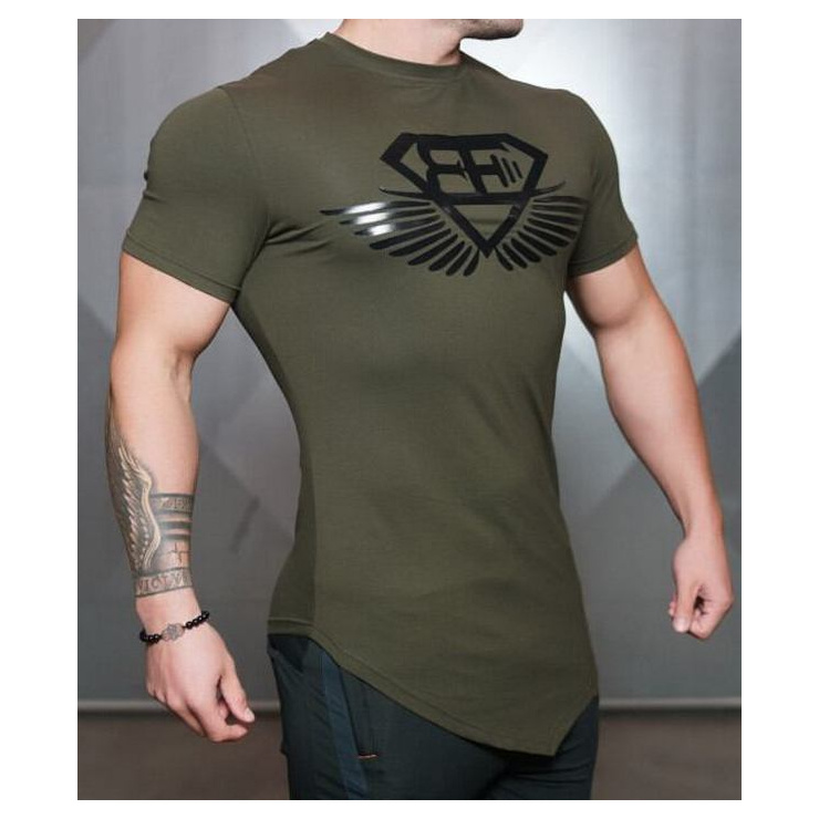 Футболка Engineered-life Prometheus T-shirt 3.0 Army Green, хаки/черный лого фото 2