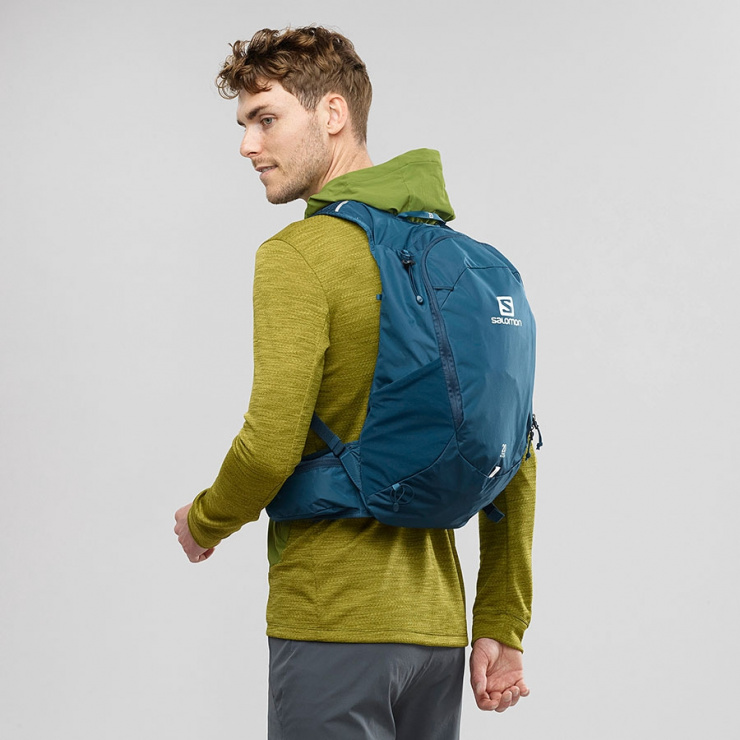 Рюкзак SALOMON TRAILBLAZER 20 Poseidon/Ebony фото 3