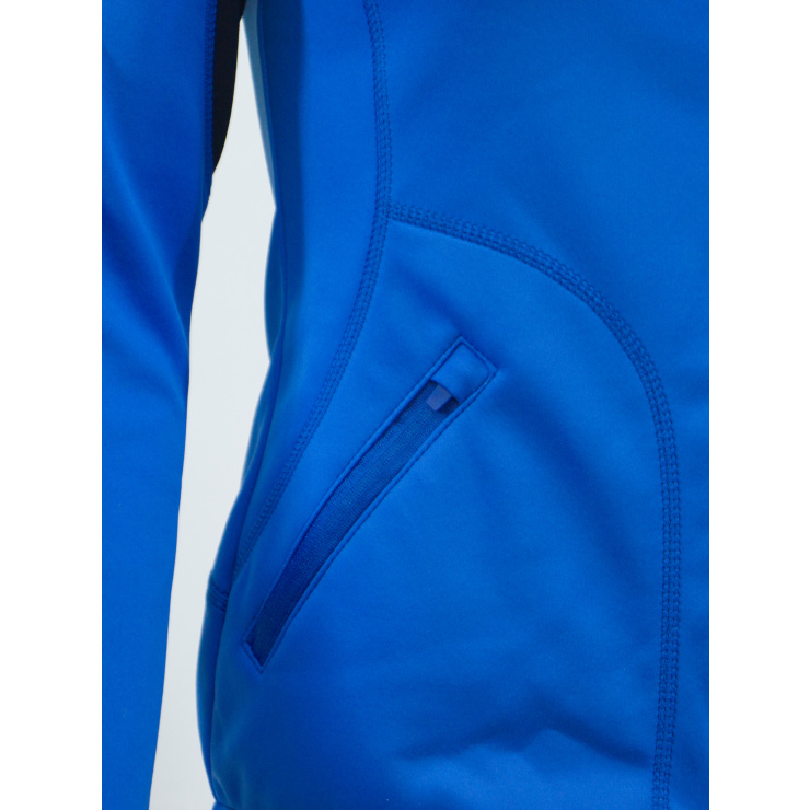 Куртка разминочная RAY WS модель STAR (Woman) синий/черный синяя молния фото 2