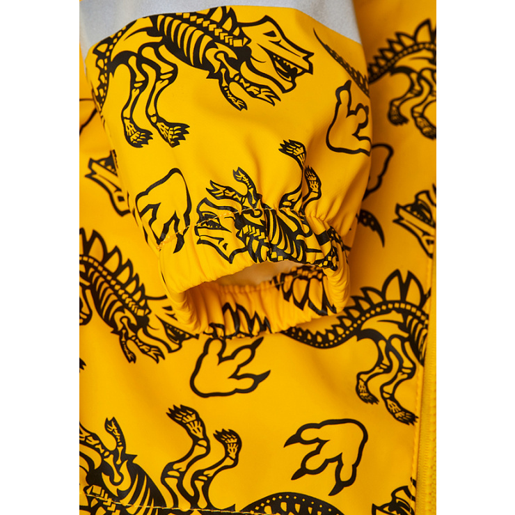 Куртка-дождевик детская OLDOS "Аллозавр" цвет желтый фото 5
