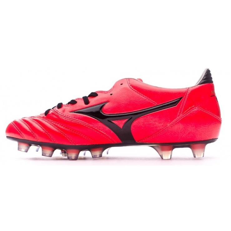 Бутсы MIZUNO MORELIA NEO KL MD, коралловый/черный фото 1