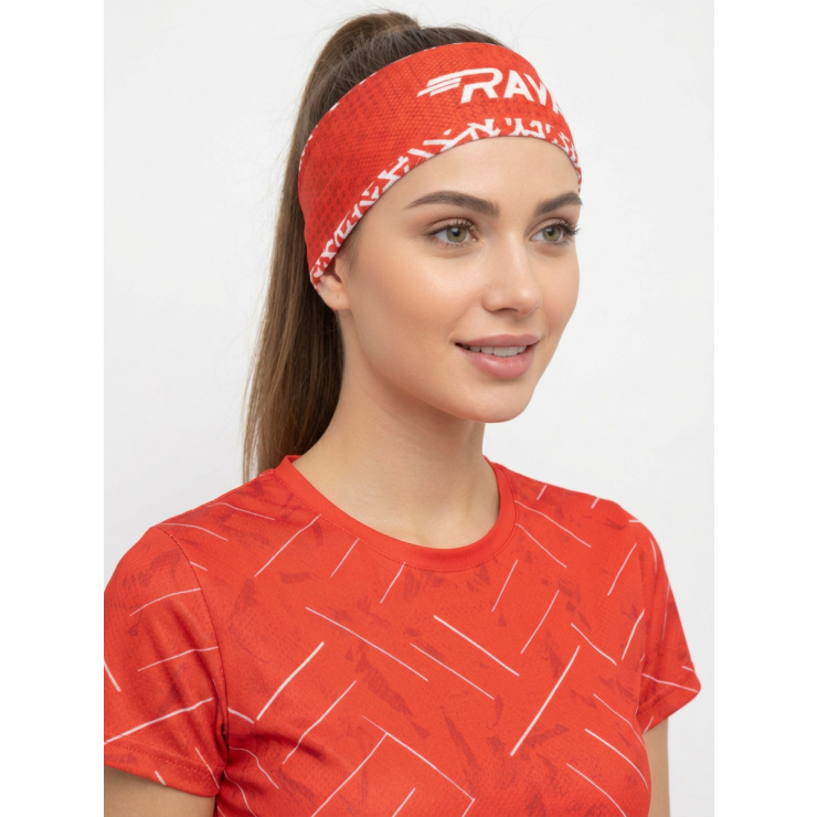 Повязка летняя облегчённая (UNI) принт  Team Ray men, красный фото 2