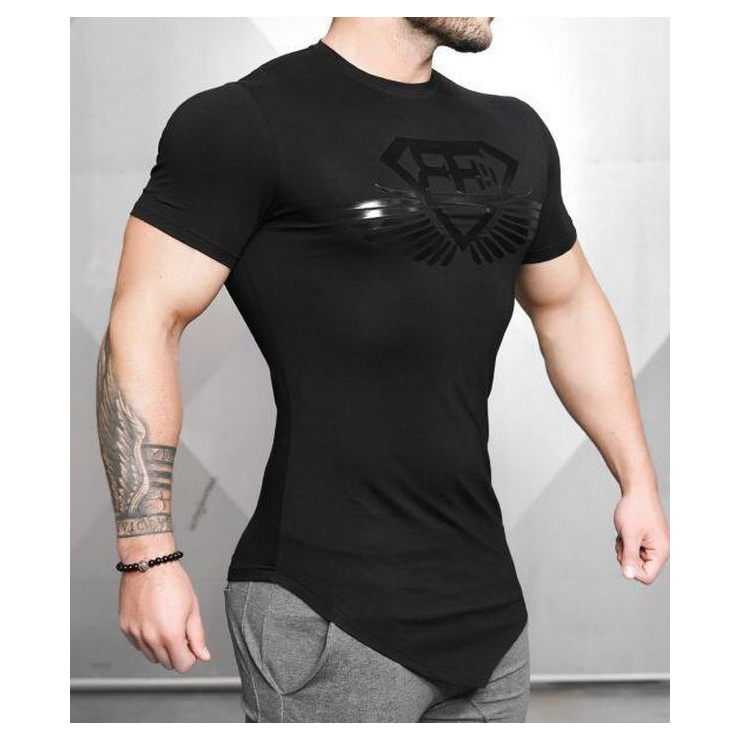 Футболка Engineered-life Prometheus T-shirt 3.0 Black on Black. черный/черный лого  фото 2