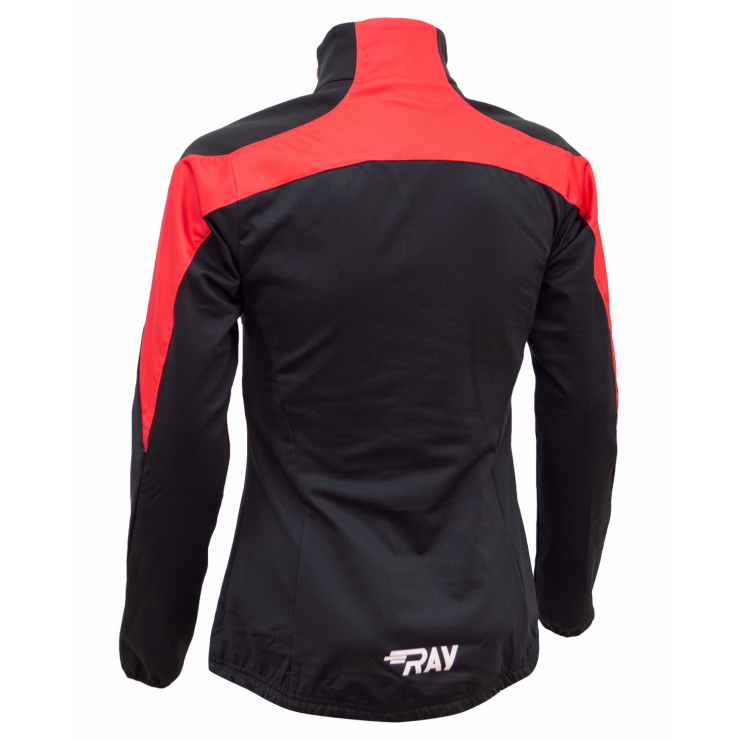 Куртка разминочная RAY WS модель PRO RACE (Woman) красный/черный фото 2