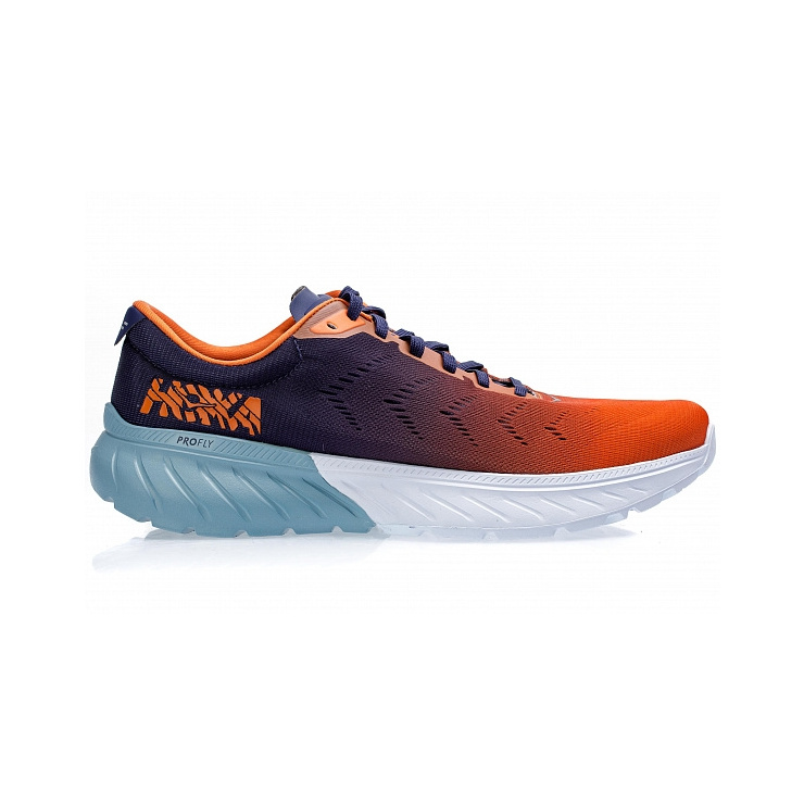 Кроссовки мужские Hoka M MACH 2 PATRIOT BLUE / NASTURTIUM фото 1