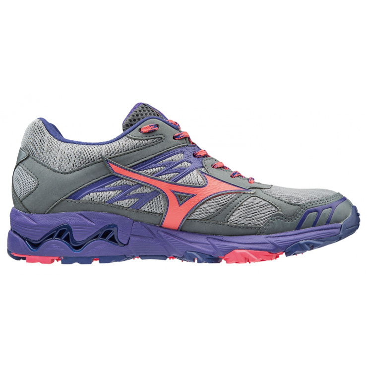 Кроссовки MIZUNO WAVE MUJIN 4 G-TX (W), серый/розовый/т.синий фото 2