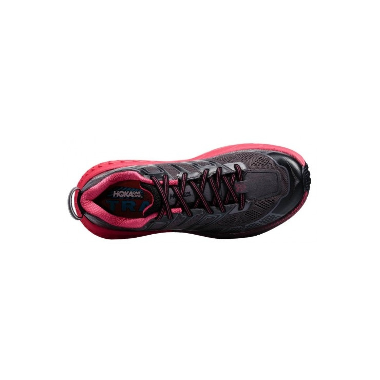 Кроссовки женские Hoka W SPEEDGOAT 2 BLACK/AZALEA  фото 4