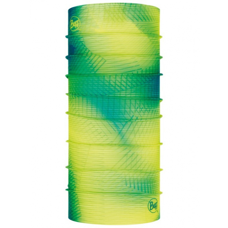 Бандана Buff Original Spiral Yellow Fluor, one size фото 1