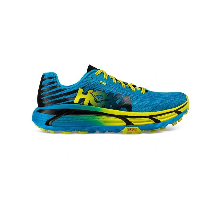 Кроссовки мужские Hoka M EVO MAFATE CYAN / CITRUS фото 1