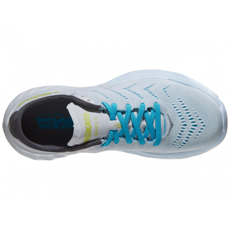 Кроссовки женские Hoka W MACH 2 WHITE / NIMBUS CLOUD фото 3