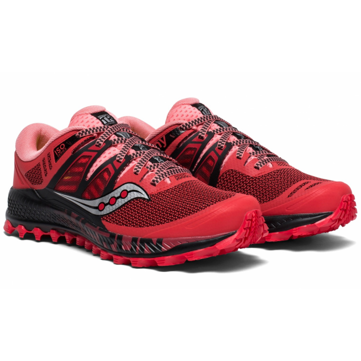 Кроссовки Saucony PEREGRINE ISO Hibiscus / Black (W) (2019) фото 5