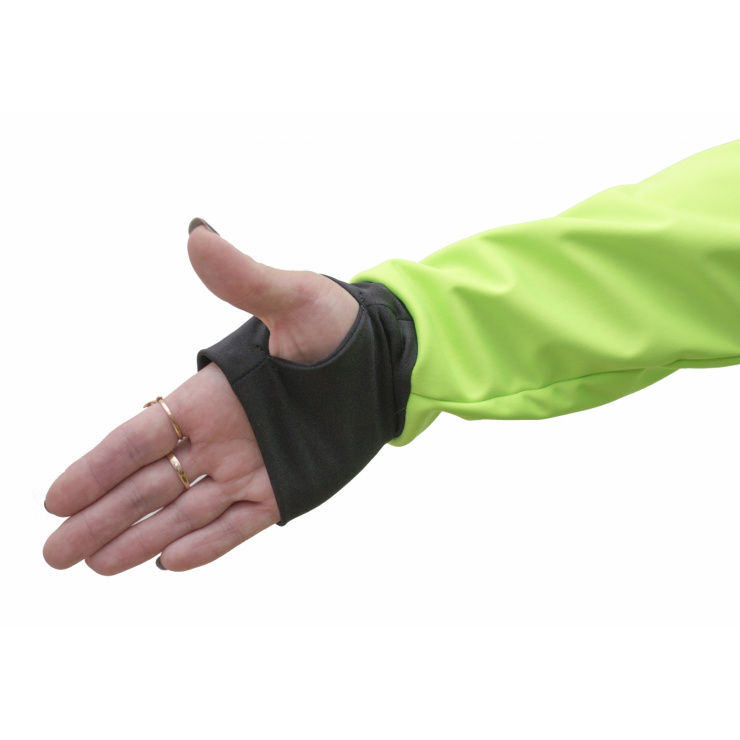 Куртка разминочная RAY WS модель STAR (Woman) салатовый/черный  фото 3