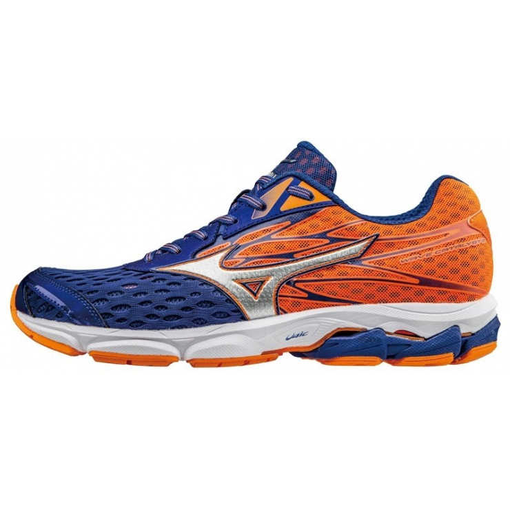 Кроссовки MIZUNO WAVE CATALYST 2, синий/серебряный/оранжевый фото 1