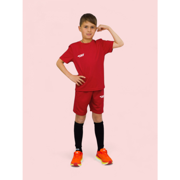 Комплект RAY (Kids) бордовый, лого белый фото 10