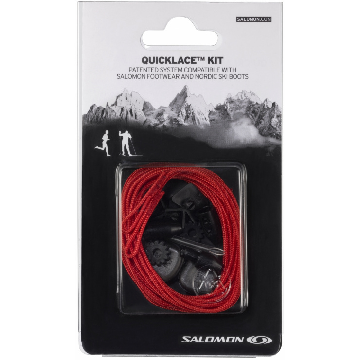 Шнурки SALOMON QUICKLACE KIT RED фото 1