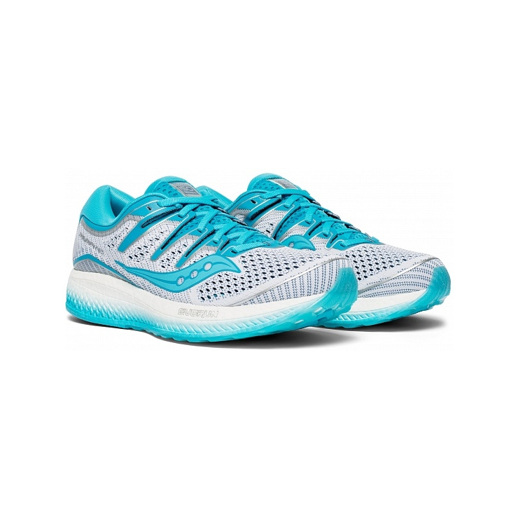 Кроссовки Saucony TRIUMPH ISO 5 White/Blue (W) (2019) фото 1