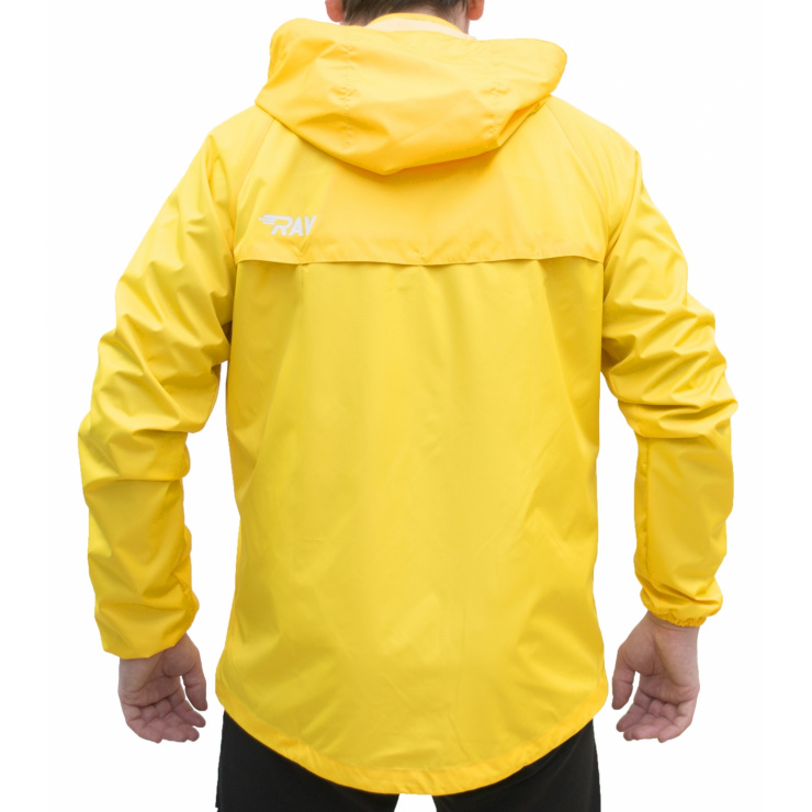 Ветровка RAY (UNI) непромокаемая с сумкой желтый фото 2