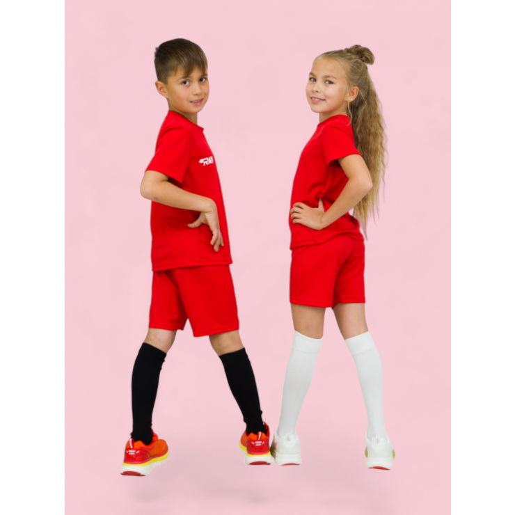 Комплект RAY (Kids) красный, лого белый  фото 4