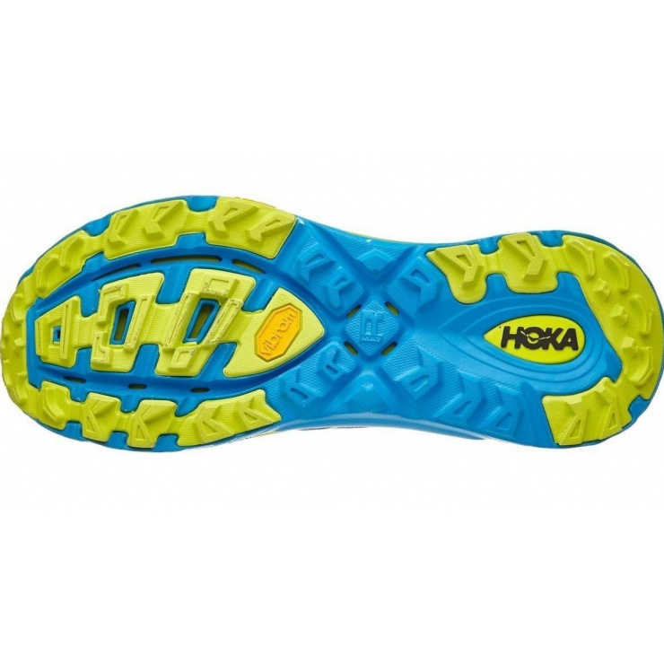 Кроссовки мужские Hoka M EVO MAFATE CYAN / CITRUS фото 4