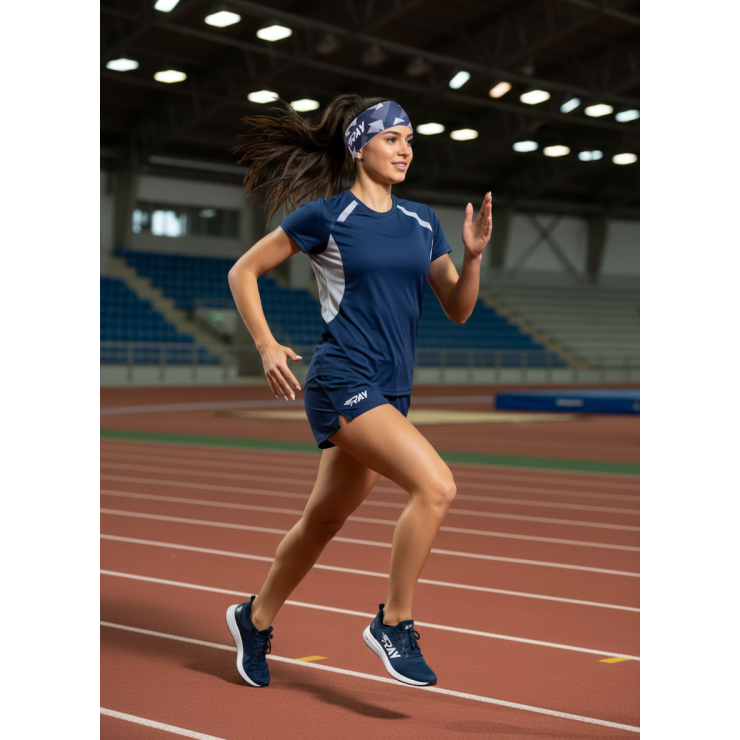 Повязка летняя облегчённая (UNI)  принт Кристаллы фото 4