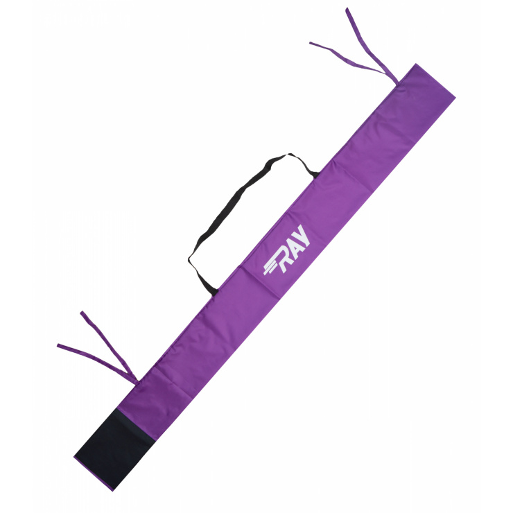 Чехол для лыж RAY облегченный фиолетовый, черный фото 8