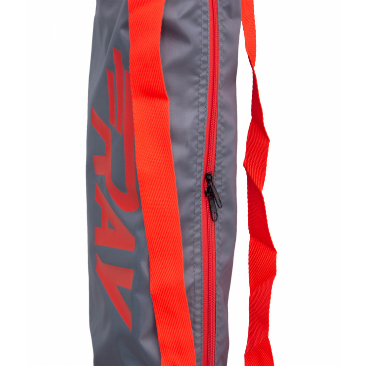 Чехол для лыж RAY облегченный на молнии серый/красный фото 8