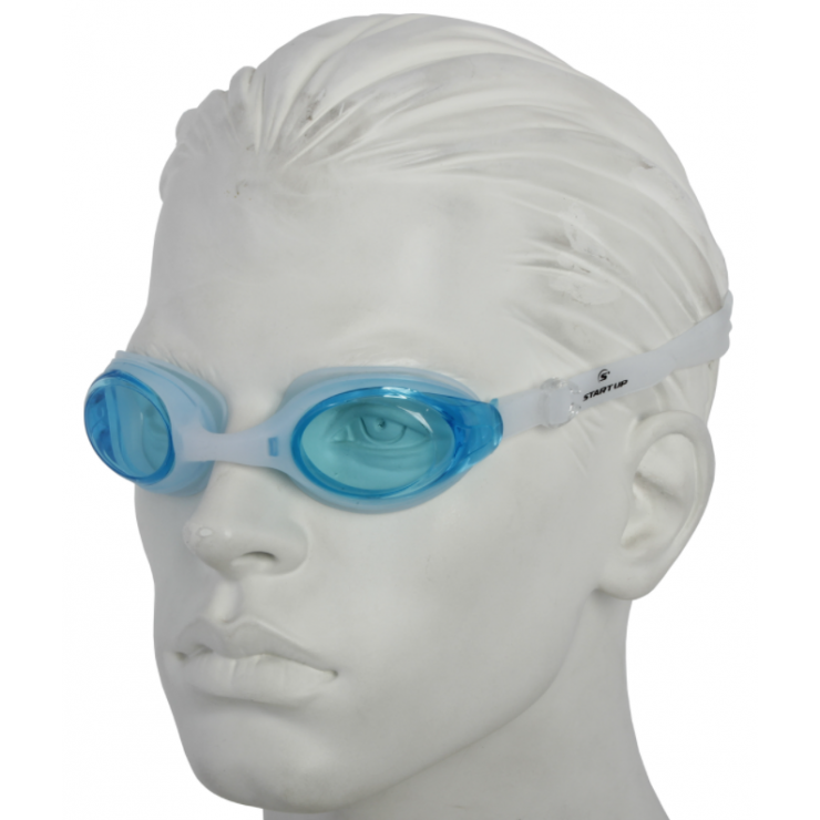 Очки плавательные Larsen R1281 голубой (силикон) фото 1