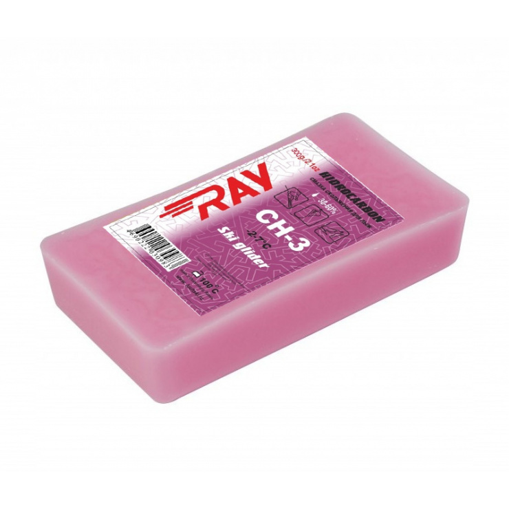 Парафин RAY CH-3 -2-7°С смазка скольжения фиолетовая (300г) фото 1