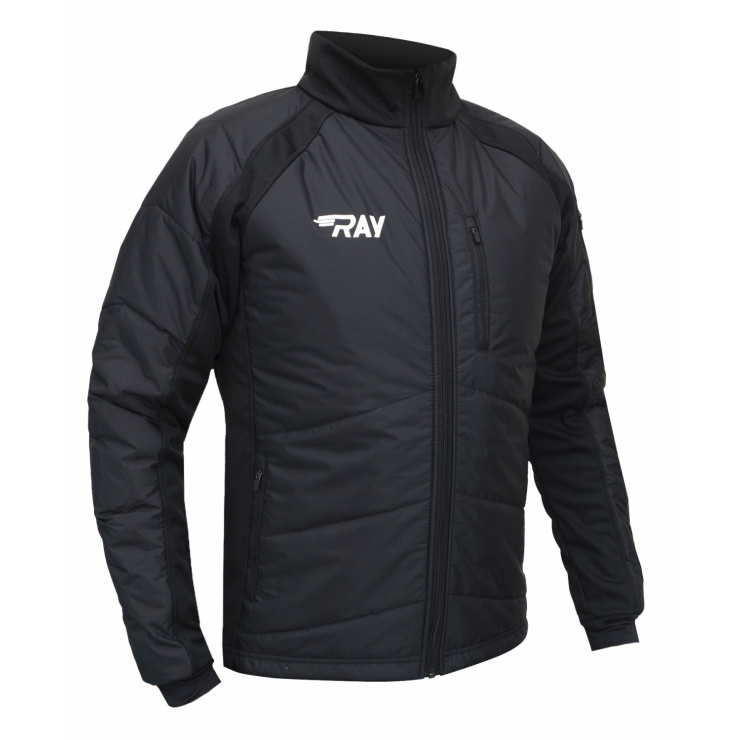 Куртка утеплённая туристическая  RAY  WS модель OUTDOOR (UNI) черный черная молния фото 1