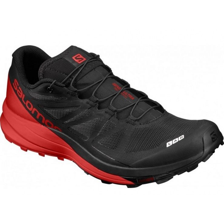 Кроссовки SALOMON SHOES S/LAB SENSE ULTRA Black/Rd/Wh фото 1