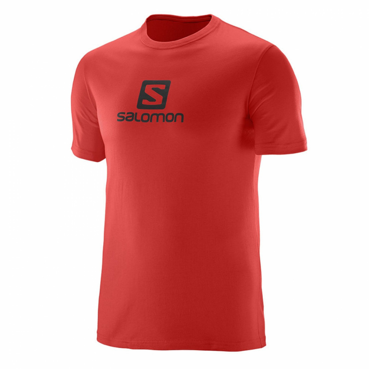 Футболка SALOMON COTON LOGO SS TEE M Matador фото 1