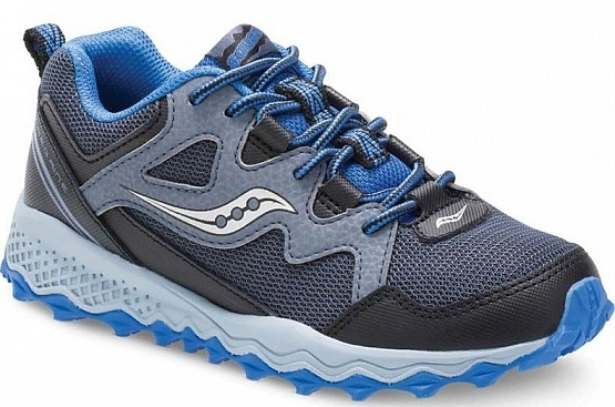 Saucony S Peregrine Shield 2 Grey Black Blue J 2019