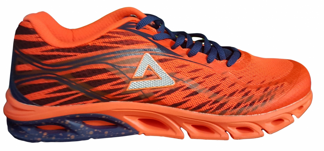 Fluorescent orange shoes on sale