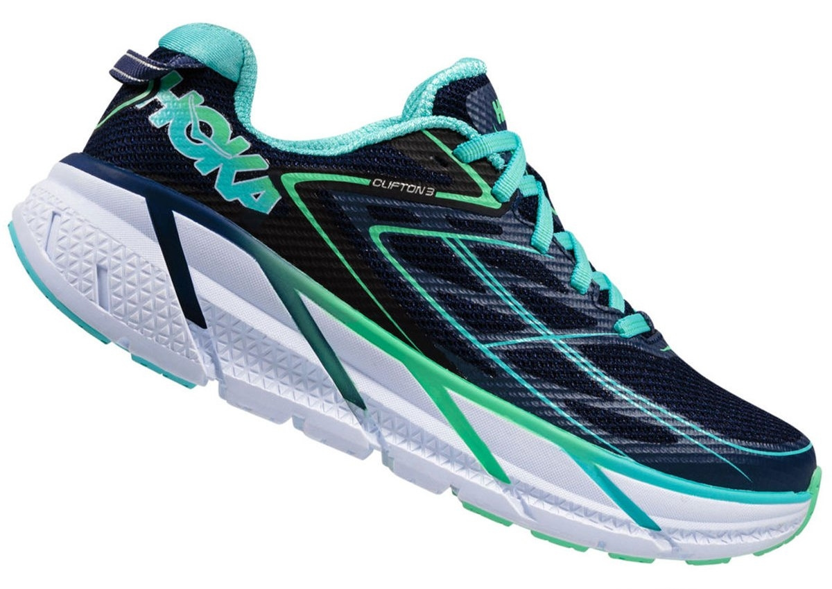Hoka W CLIFTON 3 MEDIEVAL BLUE SPRING BUD