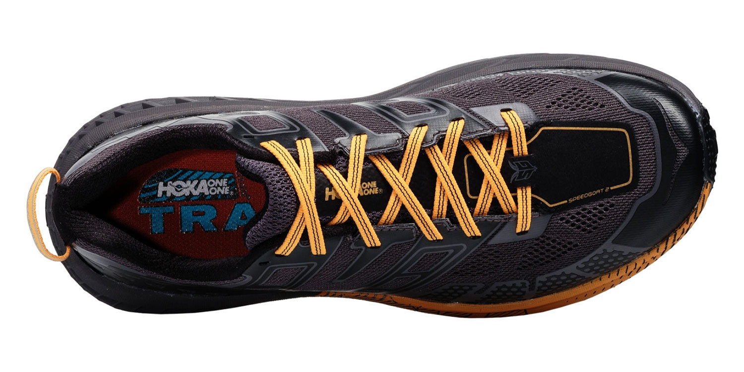 Hoka M SPEEDGOAT 2 BLACK KUMQUAT